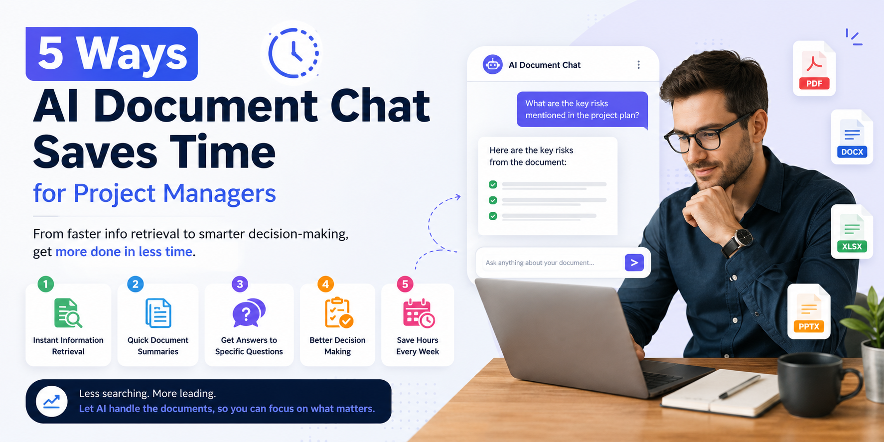 5 Ways AI Document Chat Saves Time for Project Managers